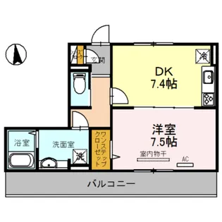 ノーブル 希【1階】の間取り