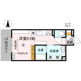 D−Luce寄合町【3階】の間取り