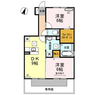 プラージュ【1階】の間取り