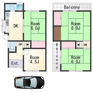 和歌山県和歌山市出島【一戸建】の間取り