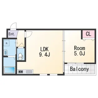アメニティ高松【1階】の間取り