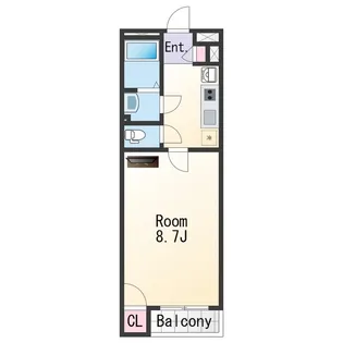 クレイノまつがおか【1階】の間取り