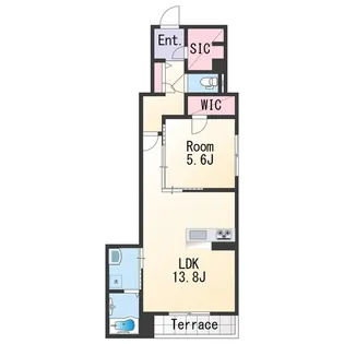シャーメゾン黒田【1階】の間取り