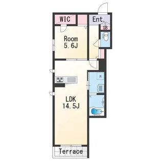 シャーメゾン黒田【1階】の間取り