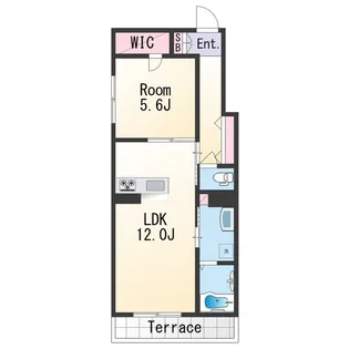 シャーメゾン黒田【1階】の間取り