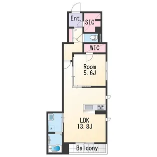 シャーメゾン黒田【2階】の間取り