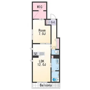 シャーメゾン黒田【2階】の間取り