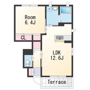 シャーメゾンアドヴァンス【1階】の間取り