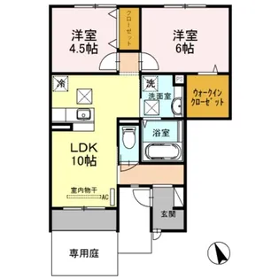 D−room楠見中【1階】の間取り