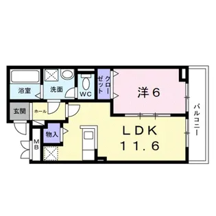 ヒカルサ和歌山本町【3階】の間取り