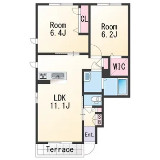 グリナージュガーデンN Ⅱ【1階】の間取り