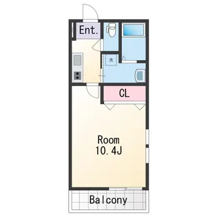 フジパレス城北Ⅵ番館【1階】の間取り