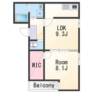 フジパレス和歌山太田Ⅰ番館 【1階】の間取り