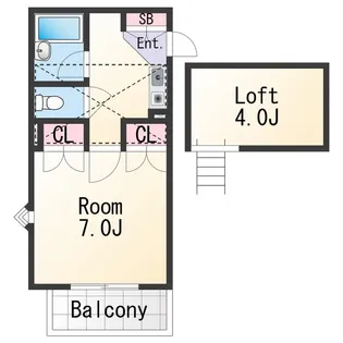 シャルマンフジ中之島壱番館【3階】の間取り