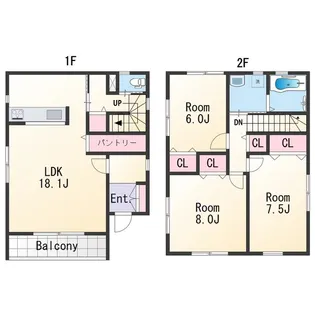 和歌山県和歌山市秋月【一戸建】の間取り