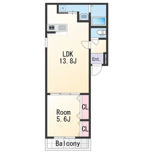 フジパレス市駅東イースト【1階】の間取り