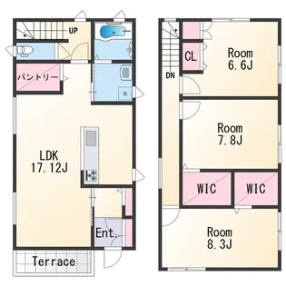 和歌山県和歌山市吹屋町3丁目【一戸建】の間取り