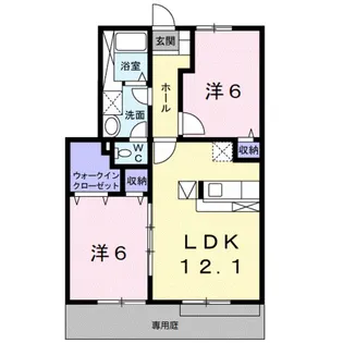 ロマネコンティⅢ【1階】の間取り