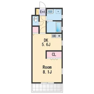 パレ・フルール【3階】の間取り