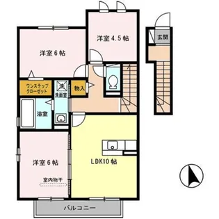 イル デ パン B棟【2階】の間取り