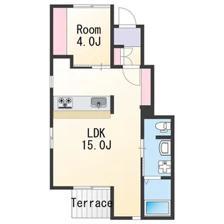 カーサ・ビアンコ【1階】の間取り