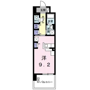 レジデンスTK 吉田【4階】の間取り