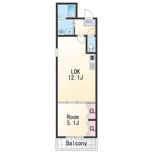 フジパレス和歌山太田Ⅱ番館【3階】の間取り