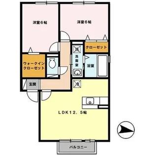 エミネンス・ジュン【2階】の間取り