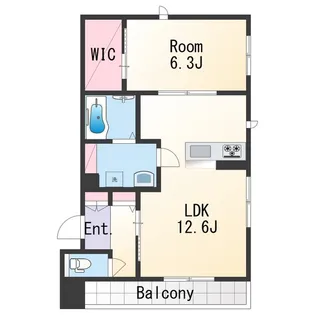 ハルミエール Ⅱ【2階】の間取り
