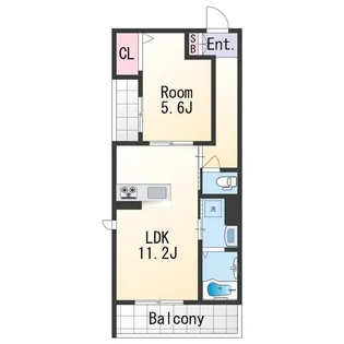 ハルミエール Ⅱ【2階】の間取り