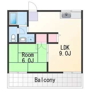 ネクサス小雑賀Ⅰ【2階】の間取り