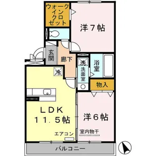 グレイス ヒルズ【3階】の間取り