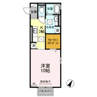 D−room N.大谷【1階】の間取り