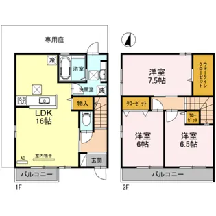 シェソワ坂ノ上【1階】の間取り
