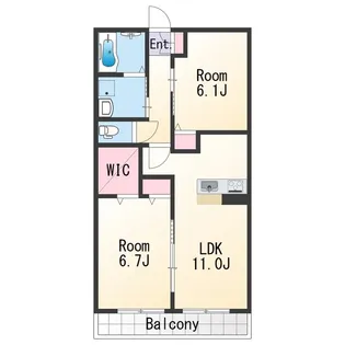 ルピナス【1階】の間取り