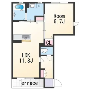 シャーメゾンLeaves【1階】の間取り