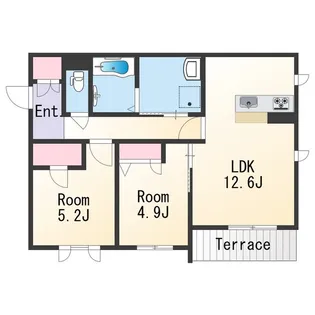 シャーメゾンM’s【1階】の間取り