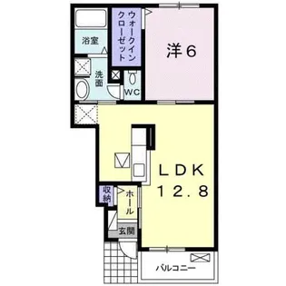 アーベンロートA【1階】の間取り