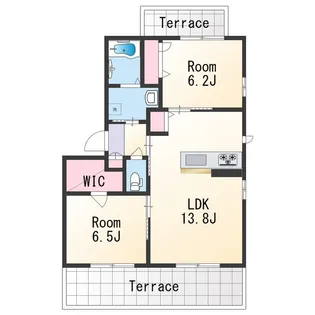 べレオ小堀【1階】の間取り