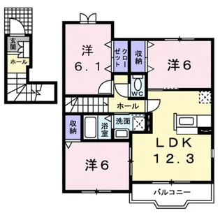 ベル メゾン【2階】の間取り