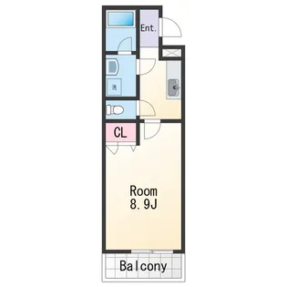フロレスタ セゾン【1階】の間取り