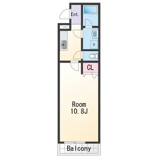 アビテ秋月南【2階】の間取り