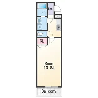 フジパレス手平【2階】の間取り