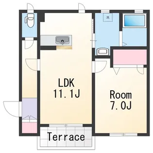 アコーレ神前【1階】の間取り