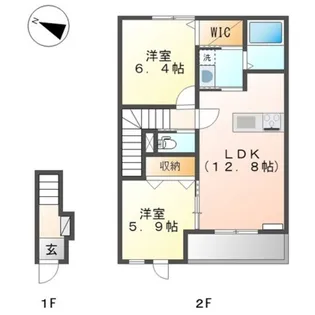 Aisance和歌山駅東口【2階】の間取り