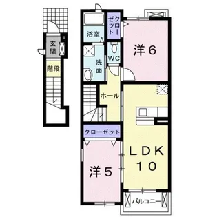 クレアコート Ⅲ【2階】の間取り