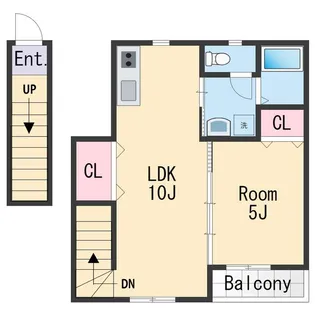 TJ田尻【2階】の間取り
