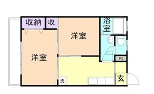 光進ハイツ【1階】の間取り