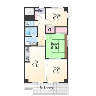 プリムローズ【4階】の間取り