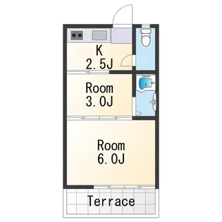 千秋荘【1階】の間取り